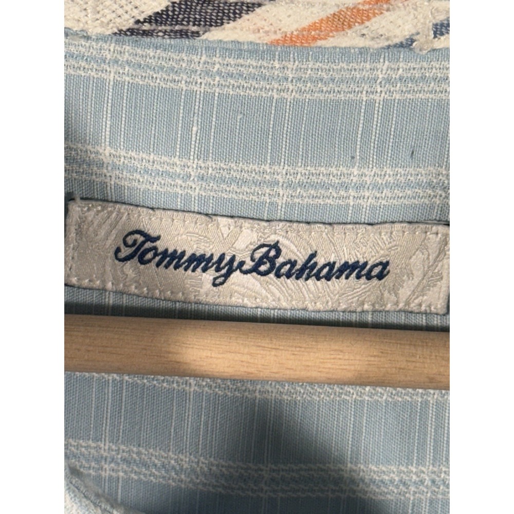 Tommy‎ Bahama Ventana Striped Linen Long Sleeve Flip Cuff Shirt Mens XXXLT - Picture 6 of 13